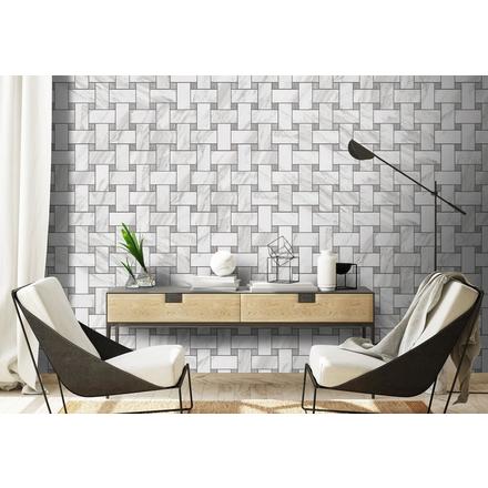 Cesari Bianca Basketweave Porcelain Mosaic Cesari Bianca Basketweave Porcelain Mosaic