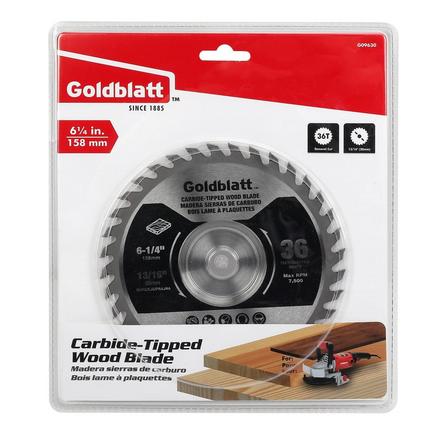 Goldblatt 6-3/16in. 36T Wood Blade Goldblatt 6-3/16in. 36T Wood Blade