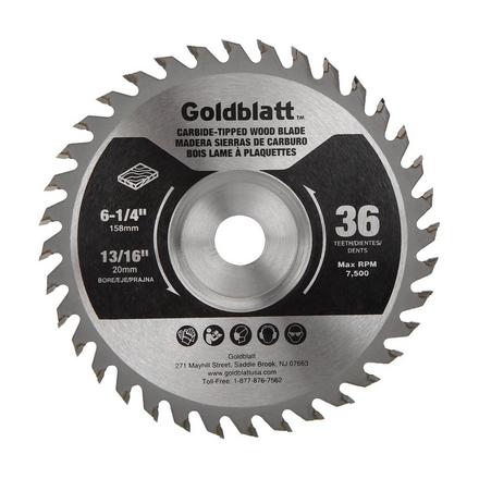 Goldblatt 6-3/16in. 36T Wood Blade Goldblatt 6-3/16in. 36T Wood Blade