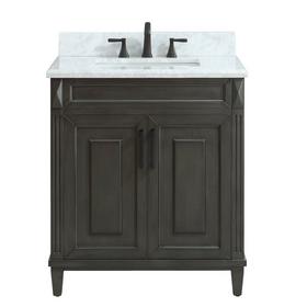 Sterling 31 in. Vanity with Carrara Marble Top Sterling 31 in. Vanity with Carrara Marble Top