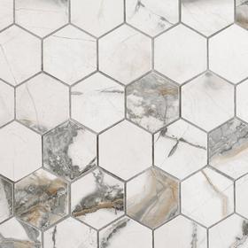 Rialto Grand Hexagon Porcelain Mosaic Rialto Grand Hexagon Porcelain Mosaic