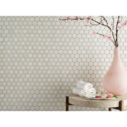 La Belle Purity Hexagon Ceramic Mosaic La Belle Purity Hexagon Ceramic Mosaic