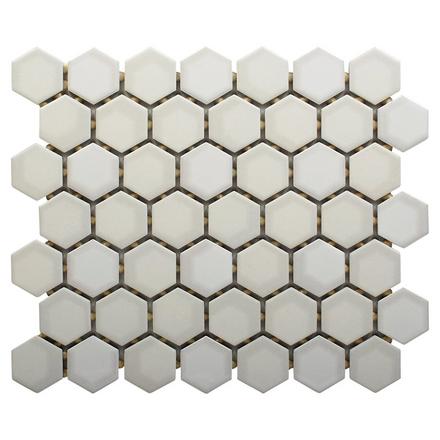 La Belle Purity Hexagon Ceramic Mosaic La Belle Purity Hexagon Ceramic Mosaic