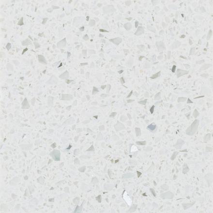 Ready To Install Sparkling White II Quartz Prefab Slab Includes Backsplash Ready To Install Sparkling White II Quartz Prefab Slab Includes Backsplash