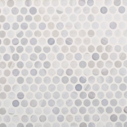 Beaumont Shadow Ceramic Mixed Penny Mosaic Beaumont Shadow Ceramic Mixed Penny Mosaic