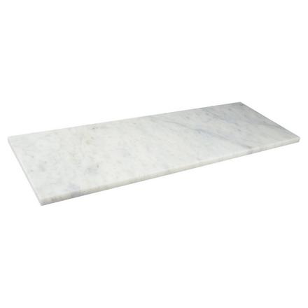 Carrara Chateau Marble Rectangle Bench Carrara Chateau Marble Rectangle Bench