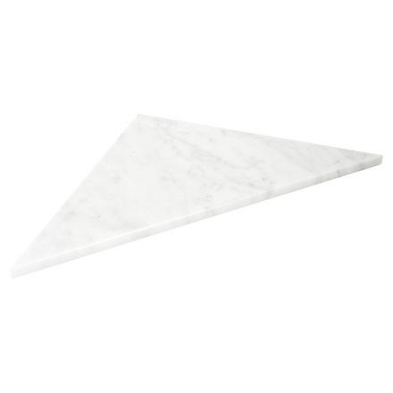 Carrara Chateau Marble Triangle Shower Bench Carrara Chateau Marble Triangle Shower Bench