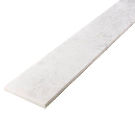 Bianco Orion Marble Shower Curb Bianco Orion Marble Shower Curb