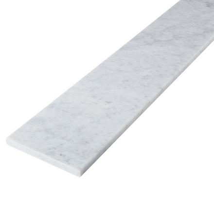Bianco Carrara Marble Shower Curb Bianco Carrara Marble Shower Curb