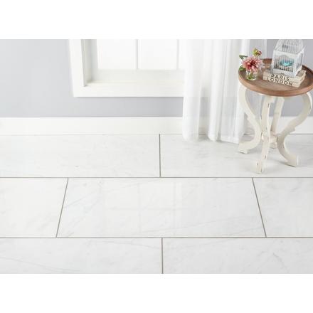 Carrara Chateau Polished Marble Tile Carrara Chateau Polished Marble Tile