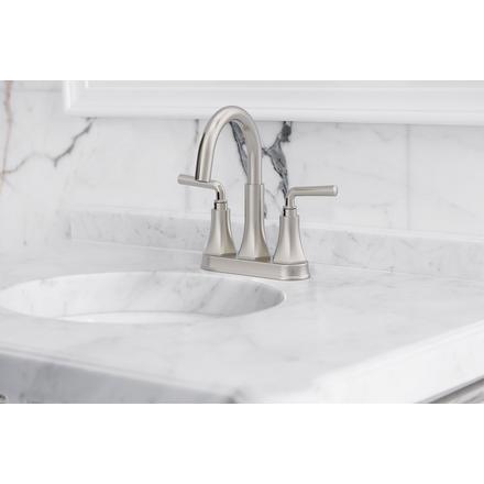 Varana 4 in. Center Set Brushed Nickel Bath Faucet Varana 4 in. Center Set Brushed Nickel Bath Faucet