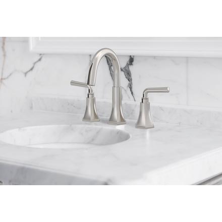 Varana 8 in. Widespread Brushed Nickel Bath Faucet Varana 8 in. Widespread Brushed Nickel Bath Faucet