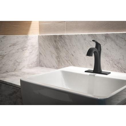Jadyn 4in. Center Set Monoblock Black Bath Faucet Jadyn 4in. Center Set Monoblock Black Bath Faucet