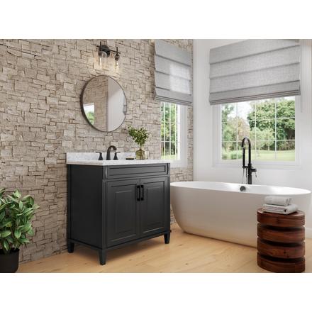 Jadyn Matte Black Tub and Shower Combination Jadyn Matte Black Tub and Shower Combination