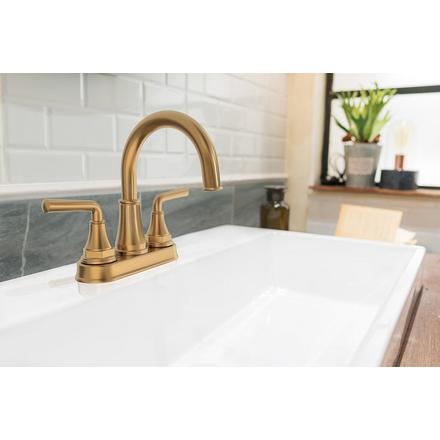 Tano 4 in. Center Set Brushed Gold Bath Faucet Tano 4 in. Center Set Brushed Gold Bath Faucet
