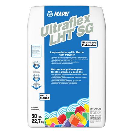 Mapei Ultraflex LHT SG White Mortar Mape Ultraflex LHT SG Mortar