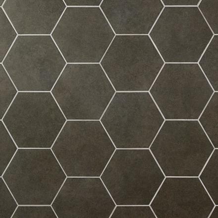 Uptown Night Hexagon Matte Porcelain Tile Uptown Night Hexagon Matte Porcelain Tile