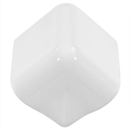Bright White Ice Outer Corner Vcap II Wall Tile Bright White Ice Outer Corner Vcap II Wall Tile