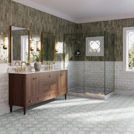 Carrara Chateau Polished Marble Pencil Carrara Chateau Polished Marble Pencil