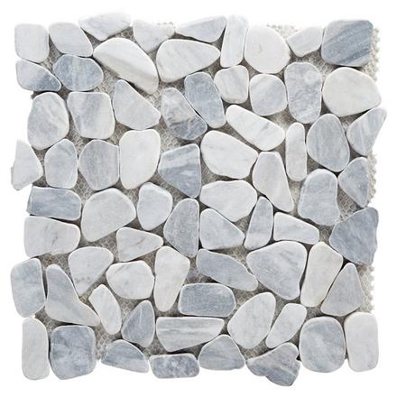 Ice Blue II Pebble Marble Mosaic Ice Blue II Pebble Marble Mosaic
