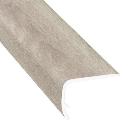 5060F Gray 94in. Vinyl Overlapping Stair Nose 5060F Gray 94in. Vinyl Overlapping Stair Nose