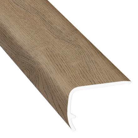 5480F Brown 94in. Vinyl Overlapping Stair Nose 5480F Brown 94in. Vinyl Overlapping Stair Nose