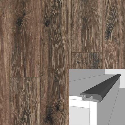 Color 1380F 1in. Laminate Overlapping Stair Nose Color 1380F 1in. Laminate Overlapping Stair Nose