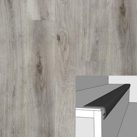 Color 5140F 1 1/8in. Vinyl Overlapping Stair Nose Color 5140F 1 1/8in. Vinyl Overlapping Stair Nose