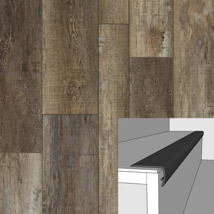Color 5260F 1 1/8in. Vinyl Overlapping Stair Nose Color 5260F 1 1/8in. Vinyl Overlapping Stair Nose