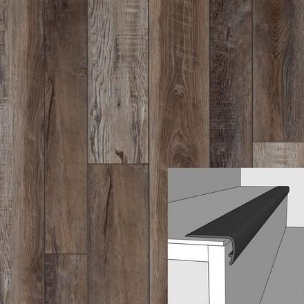 Color 5640F 1 1/8in. Vinyl Overlapping Stair Nose Color 5640F 1 1/8in. Vinyl Overlapping Stair Nose