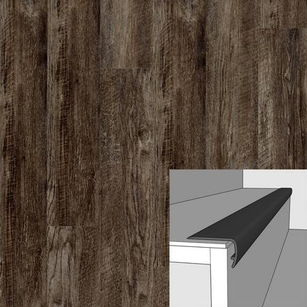 Color 5730F 1 1/8in. Vinyl Overlapping Stair Nose Color 5730F 1 1/8in. Vinyl Overlapping Stair Nose