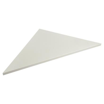 Engineered Ivory Triangle Shower Bench Engineered Ivory Triangle Shower Bench