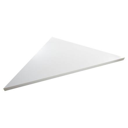 Engineered Snow Stone Triangle Shower Bench Engineered Snow Stone Triangle Shower Bench