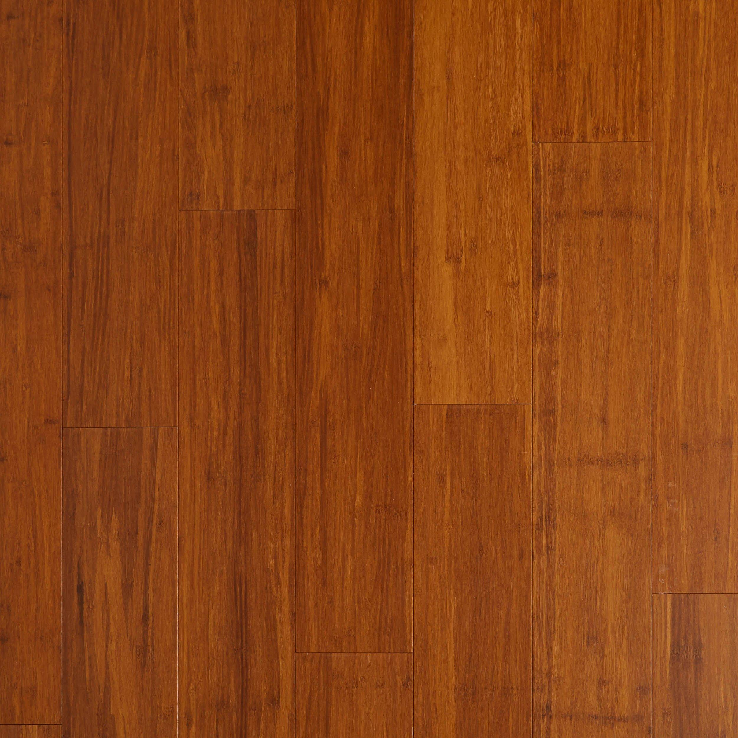 Mocha Wire Brushed Locking Stranded Engineered Bamboo