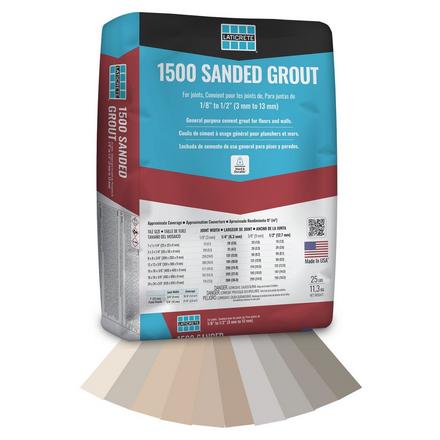 Laticrete 90 Light Pewter 1500 Sanded Grout Laticrete1500 Sanded Grout