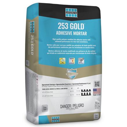 Laticrete 253 Gold Gray Laticrete 253 Gold Thin-Set Mortar