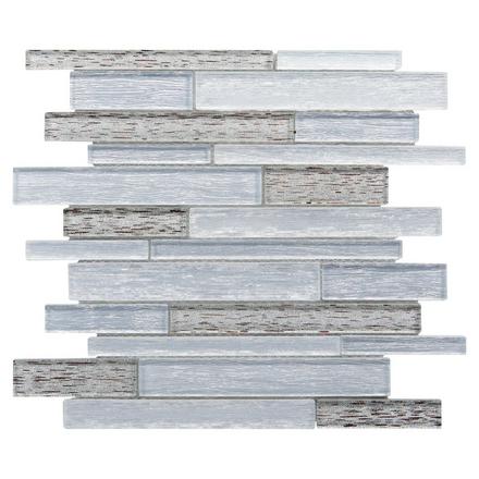 Arctic Linear Glass Mosaic Arctic Linear Glass Mosaic