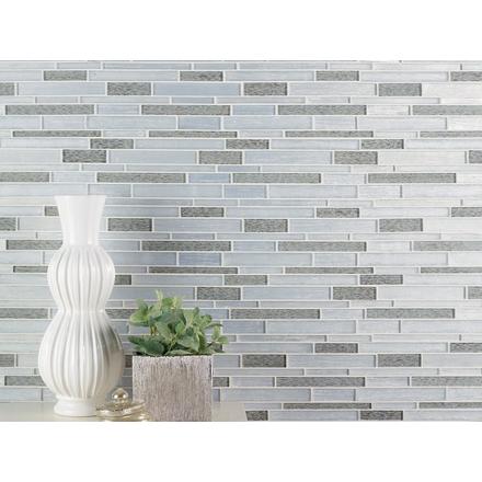 Arctic Linear Glass Mosaic Arctic Linear Glass Mosaic
