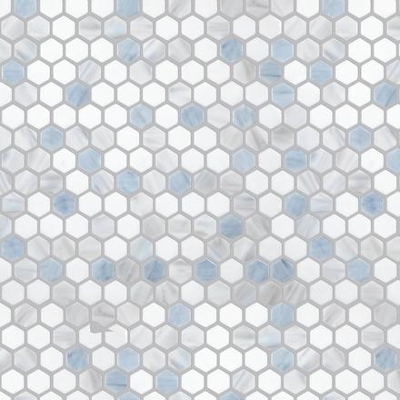 Brizo Glass Hexagon Mosaic Brizo Glass Hexagon Mosaic