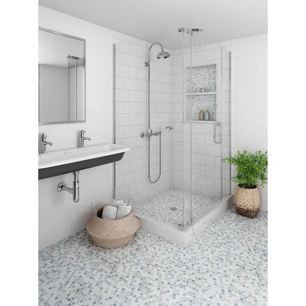 Brizo Glass Hexagon Mosaic Brizo Glass Hexagon Mosaic