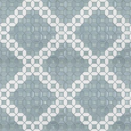 Blue Azalea Glass Mosaic Blue Azalea Glass Mosaic