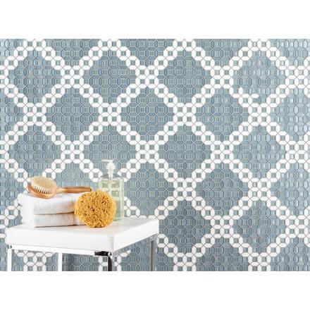 Blue Azalea Glass Mosaic Blue Azalea Glass Mosaic