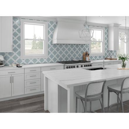 Blue Azalea Glass Mosaic Blue Azalea Glass Mosaic