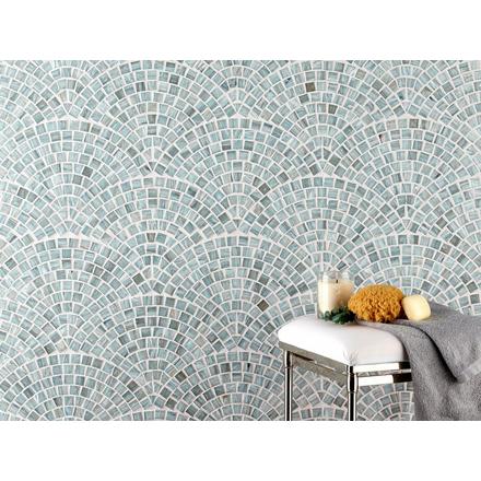 Niagara Fan Glass Mosaic Niagara Fan Glass Mosaic
