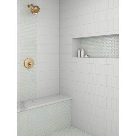 Aura Hexagon Glass Mosaic Aura Hexagon Glass Mosaic