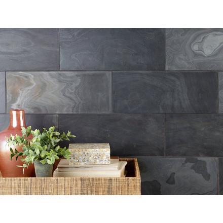 Thunder Black Honed Slate Tile Thunder Black Honed Slate Tile
