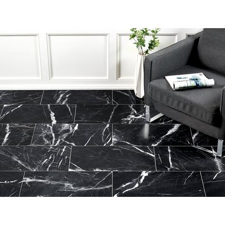 Ryker Black Leathered Marble Tile Ryker Black Leathered Marble Tile