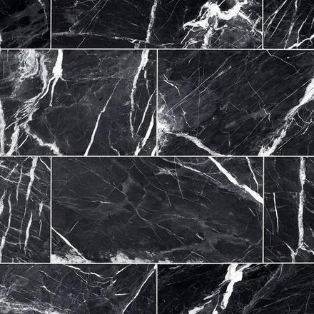 Ryker Black Leathered Marble Tile Ryker Black Leathered Marble Tile