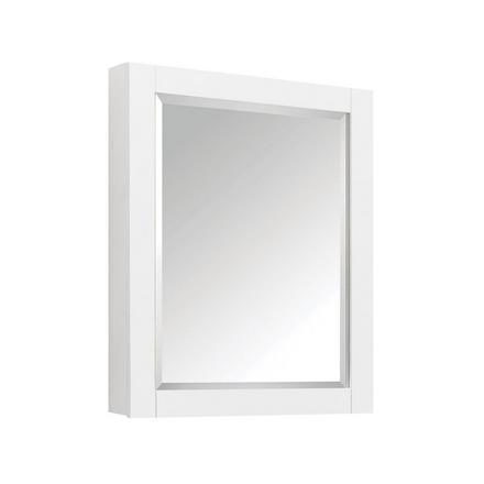 Kent 24 in. White Mirror Medicine Cabinet Kent 24 in. White Mirror Medicine Cabinet