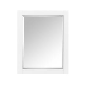 Kent 24 in. White Mirror Medicine Cabinet Kent 24 in. White Mirror Medicine Cabinet
